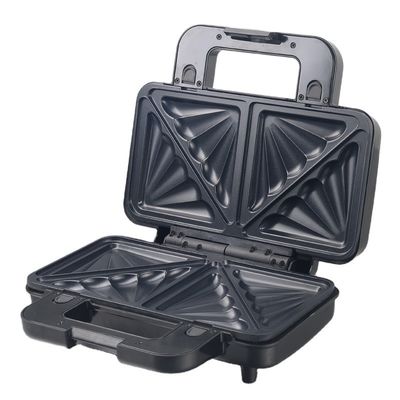 Fabricant de gaufres à 2 tranches avec sandwich et crêpe détachable