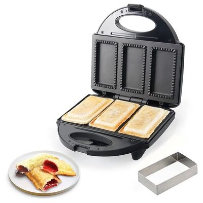 Fabricant de gaufres à 2 tranches avec sandwich et crêpe détachable