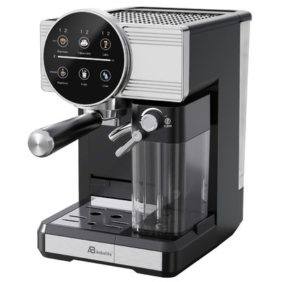 Contrôle d' écran tactile automatique de la machine à cappuccino 20 bar