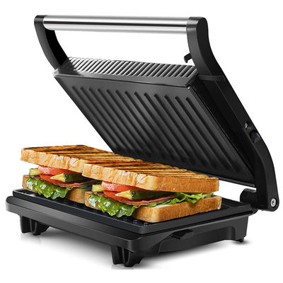 2000W affichage numérique Plateforme électrique de cuisson fraîche Touche à la poignée sûre avec plateau à goutte à goutte pour la collecte d'huile Grilles et grillons électriques