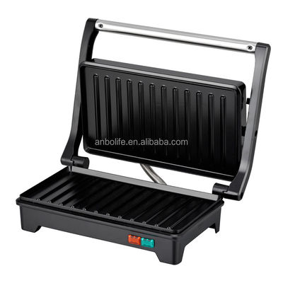 2000W affichage numérique Plateforme électrique de cuisson fraîche Touche à la poignée sûre avec plateau à goutte à goutte pour la collecte d'huile Grilles et grillons électriques