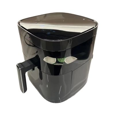 Touch numérique 6l Friture à air électrique Four en acier inoxydable Multifonctionnel Petit carré intelligent Saine pour usage domestique