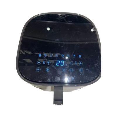 Touch numérique 6l Friture à air électrique Four en acier inoxydable Multifonctionnel Petit carré intelligent Saine pour usage domestique