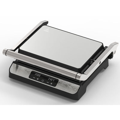 2000W électrique numérique grand contact BBQ Grill sans fumée Appareil de cuisine pour la maison Détachable 4/6 Panini