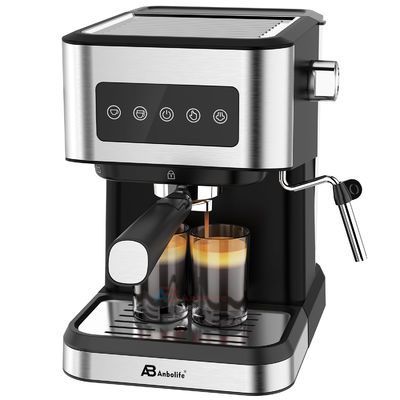 Anbo contrôle à écran tactile café et espresso machine à café multifonctionnelle 20 bar