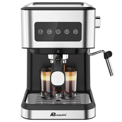 Anbo contrôle à écran tactile café et espresso machine à café multifonctionnelle 20 bar