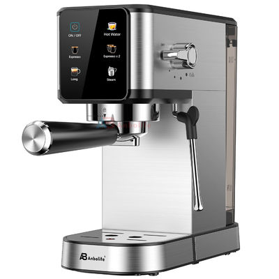 Anbo contrôle à écran tactile café et espresso machine à café multifonctionnelle 20 bar