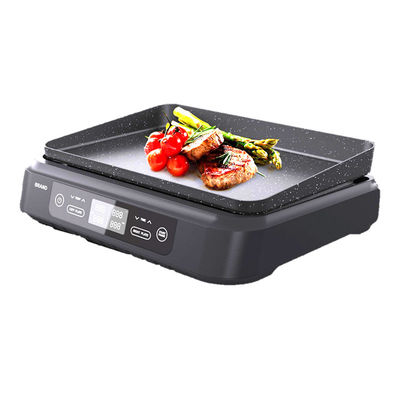 2 tranches profondes Xxl Grill Sandwich Maker réglable régulateur de température Détachable Source d'alimentation électrique Ptfe Utilisation domestique
