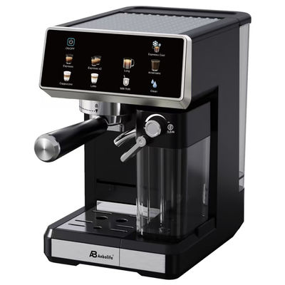 Anbo contrôle à écran tactile Cappuccino Espresso machine à café multifonctionnelle avec broyeur