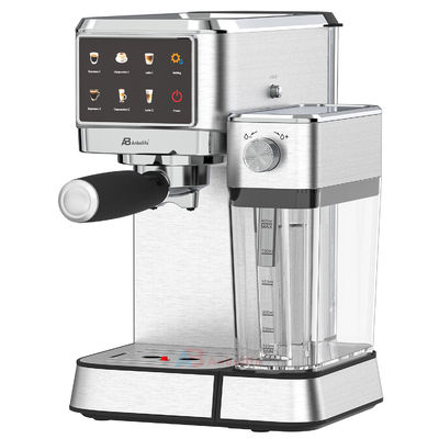 Anbo contrôle à écran tactile Cappuccino Espresso machine à café multifonctionnelle avec broyeur