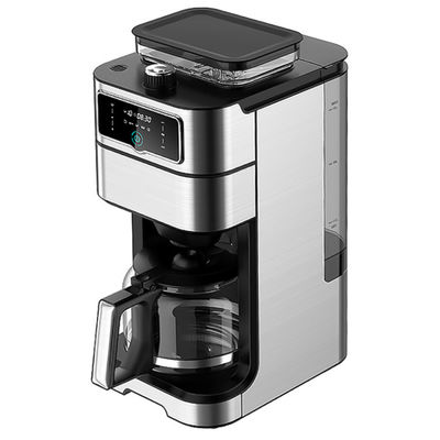 Anbo contrôle à écran tactile Cappuccino Espresso machine à café multifonctionnelle avec broyeur