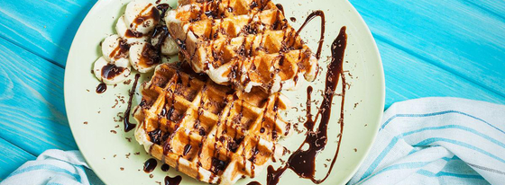 Anbolife Mini Waffle Maker avec revêtement antiadhésif en Téflon