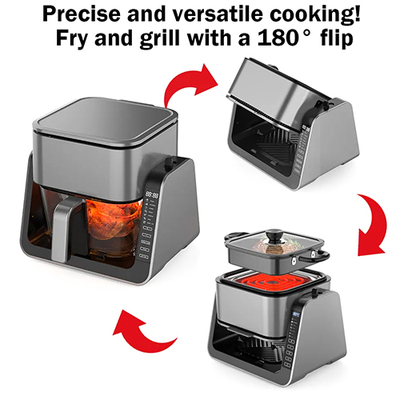 Friteuse à air numérique Anbolife 4L avec four à gril 1.3L 1500W