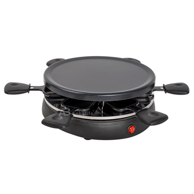 Grille à raclette électrique Anbolife 1500W avec surface antiadhésive