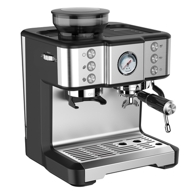 Anbo New Full Function Espresso Coffee Machines 20bar Powerful Pressure Pump Latte Cappuccino Digital Control Coffee Machine