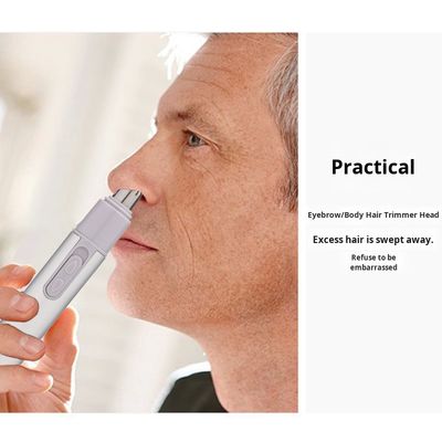 ANBOLIFE Trimmer électrique pour les cheveux du nez avec alimentation USB et garantie d'un an pour les hommes