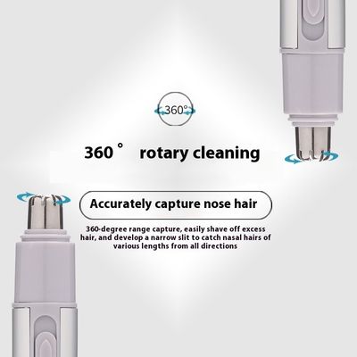 ANBOLIFE Trimmer électrique pour les cheveux du nez avec alimentation USB et garantie d'un an pour les hommes