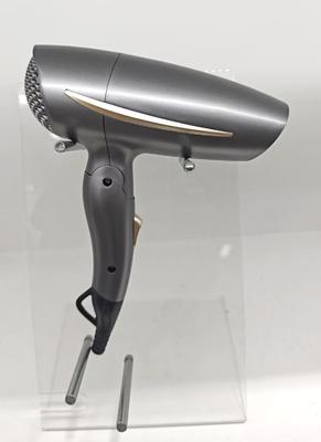 Sèche-cheveux de voyage double tension 1200W 220-240V avec garantie d'un an, poignée pliable compacte pour salon et usage domestique