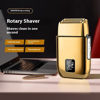 ANBOLIFE Retro Metal Razor à raser rechargeable avec IPX5 imperméable à l'eau 90 minutes de temps de travail et une batterie de 600 mAh