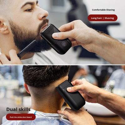 Rasoir électrique à deux lames 5V avec boîtier en plastique pour le rasage du corps masculin