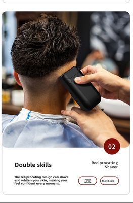 Rasoir électrique à deux lames 5V avec boîtier en plastique pour le rasage du corps masculin