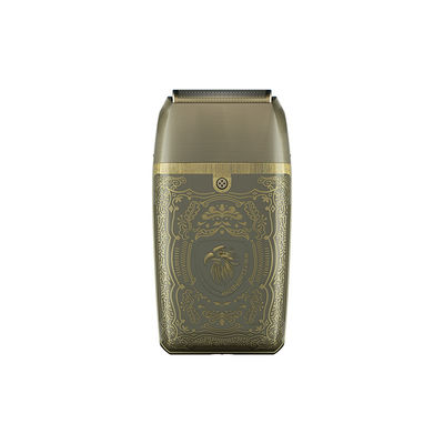 Rasoir électrique USB avec design rétro, batterie 1200mAh et charge rapide 1-3h pour hommes