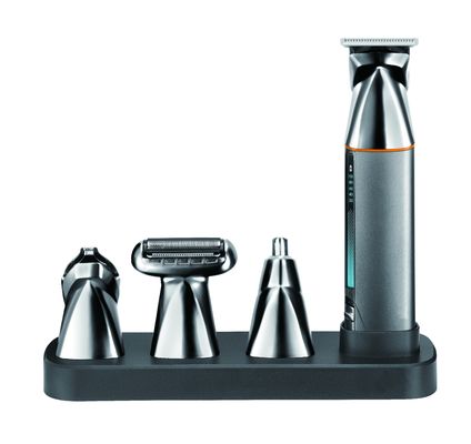 Tondeuse électrique multifonction 5 en 1 avec batterie 1200mAh et garantie d'un an pour une charge rapide et une tondeuse à cheveux lavable pour tout le corps