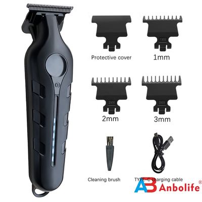 Trimmer professionnel de cheveux avec une durée de fonctionnement de 150 minutes une batterie Li-Ion de 1200 mAh et un temps de charge de 2h pour un usage domestique, hôtelier et commercial