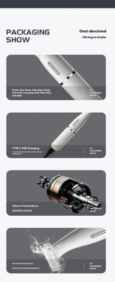 Rasoir électrique multifonction 6-en-1 et tondeuse à poils de nez avec garantie d'un an et alimentation USB rechargeable