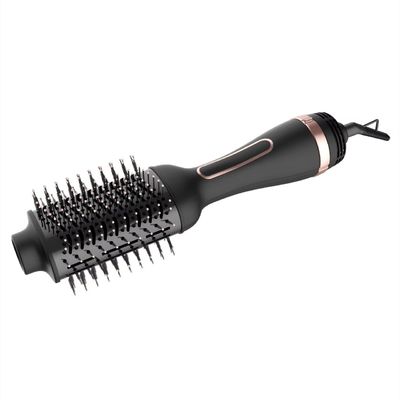 Brosse Sèche-Cheveux Électrique Multifonction avec Brosse Ovale pour un Coiffage Facile à la Maison, en Salon ou en Voyage