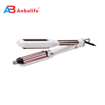 Fer à friser réglable avec chauffage rapide et garantie d'un an pour le coiffage professionnel