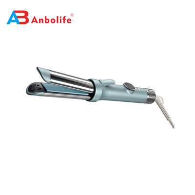 Fer à boucler professionnel avec engrenage de réglage rotatif, affichage LED et plage de 130-210°C pour tous types de cheveux