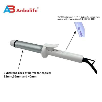 Coiffeur à double ion avec écran LED et 4 niveaux de température pour tous les types de cheveux