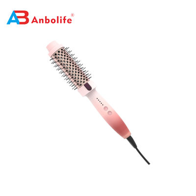 ANBOLIFE 2 en 1 brosse à air chaud chauffée ronde avec 15s chauffage PTC rapide et tonneau 32/38mm pour le volume et le redressement des cheveux