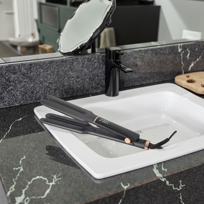 Lisseur de cheveux à plaques flottantes extra longues avec 10 réglages de chaleur et plaques en céramique de 13,7*110mm