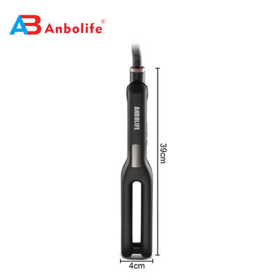 Lisseur de cheveux à plaques en céramique avec température réglable 120-210°C et cordon d'alimentation rotatif à 360°