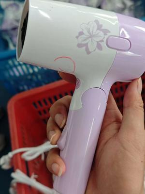 Sèche-cheveux professionnel ANBOLIFE avec 2 réglages de vitesse 220-240V Sèche-cheveux de voyage pliable