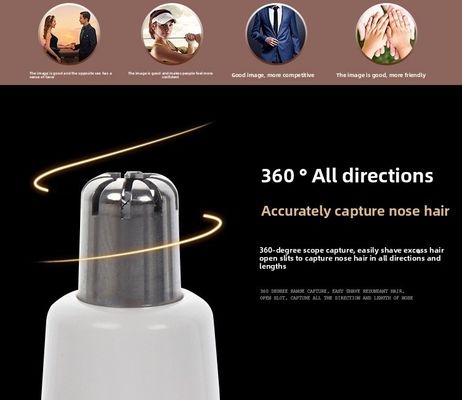 Tondeuse électrique portable compacte ANBOLIFE pour poils de nez avec plastique durable pour usage domestique