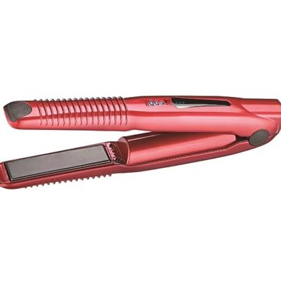 Législateur de cheveux professionnel rechargeable 2600 Mah Li-batterie avec plaques de revêtement en céramique et plage de température 120-220 ° C
