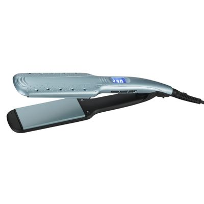 Législateur de cheveux professionnel rechargeable 2600 Mah Li-batterie avec plaques de revêtement en céramique et plage de température 120-220 ° C