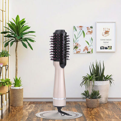 ANBOLIFE 2 Réglage de la vitesse et de la chaleur 1200W Compact séchoir à cheveux en plastique noir Brush à air chaud Brush à usage domestique
