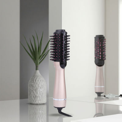 ANBOLIFE 2 Réglage de la vitesse et de la chaleur 1200W Compact séchoir à cheveux en plastique noir Brush à air chaud Brush à usage domestique