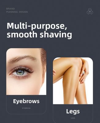 Un rasoir électrique rechargeable USB avec une batterie de 600 mAh et 90 minutes de fonctionnement