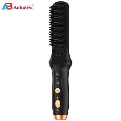 Brosse lissante à cheveux sans fil rechargeable par USB avec une puissance de 38W et un temps de charge de 1 à 3 heures pour un coiffage facile