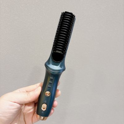 Brosse lissante à cheveux sans fil rechargeable par USB avec une puissance de 38W et un temps de charge de 1 à 3 heures pour un coiffage facile
