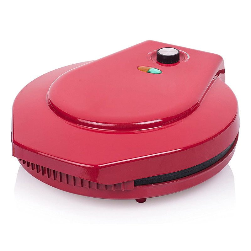 Fabrique de Ningbo 12 pouces Non-adhésif Calzone Fabricant four à pizza à la maison rouge Utilisez Fast FunElectric Multi Pizza Maker
