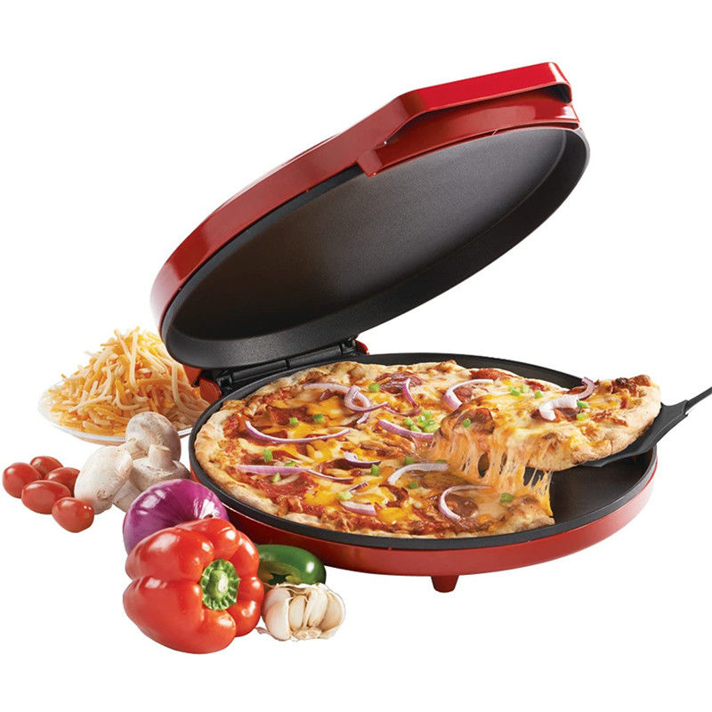 Machine électrique à pizza 12 pouces non collant pour la maison Cuisinière à calzone à pizza avec réglage de la température