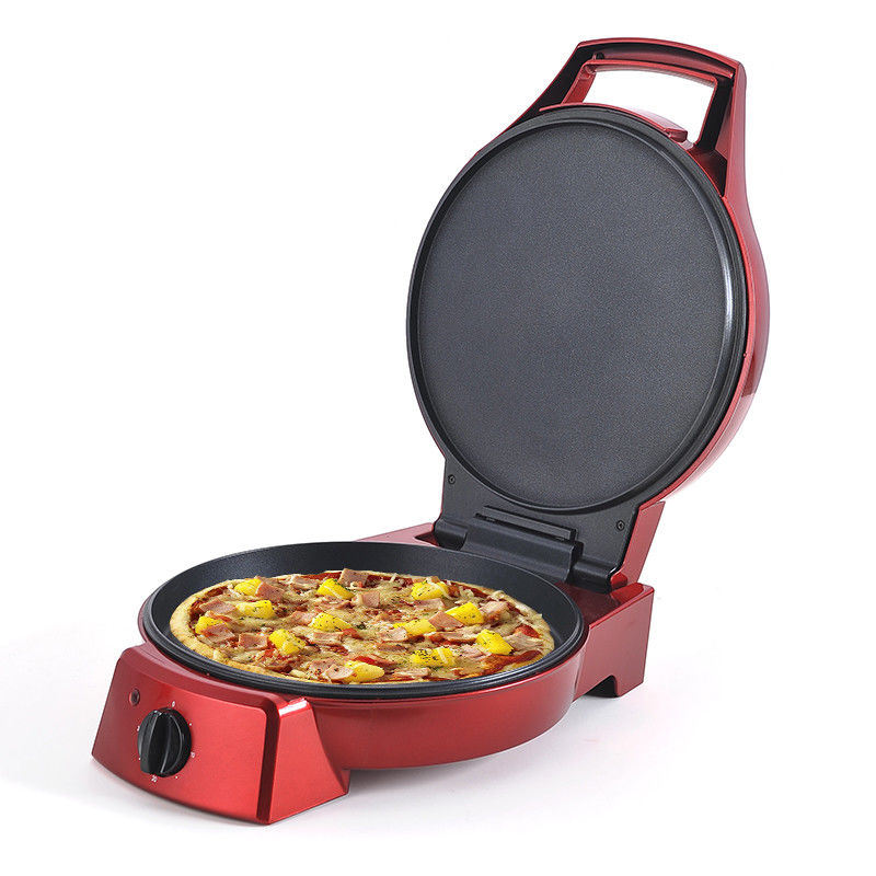 Anbolife 12 pouces électrique machine à pizza 1400w multi-fonction électrique Mini machine à pizza machine à pizza