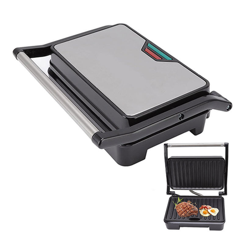 Panini Press Sandwich Maker Surface non adhésive Double chauffeur en acier inoxydable