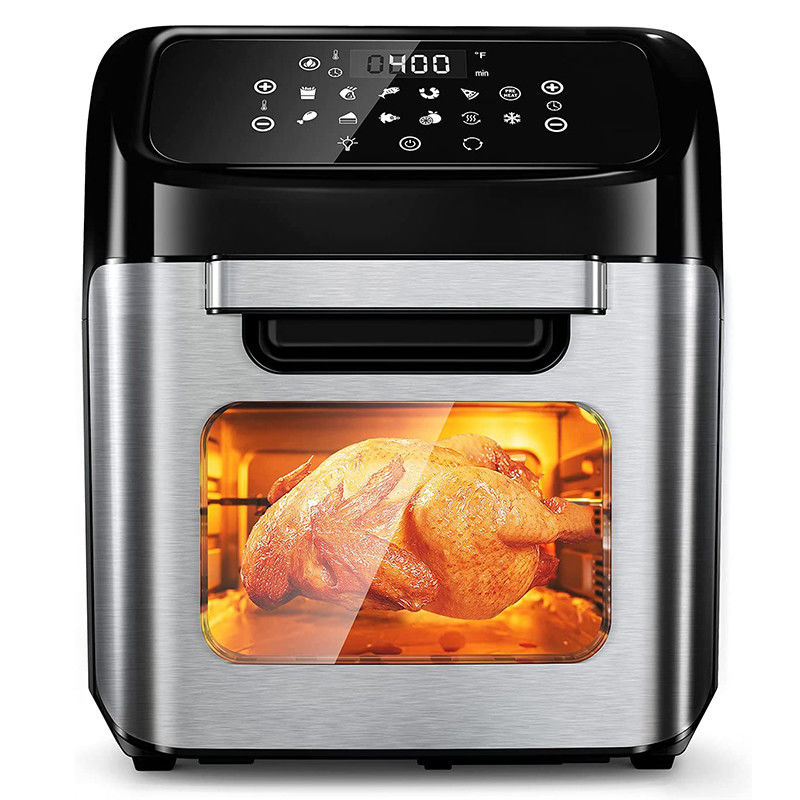 12 litres fourneau de friture à air OEM ODM Grande capacité chips de pommes de terre à vapeur en acier inoxydable électrique numérique